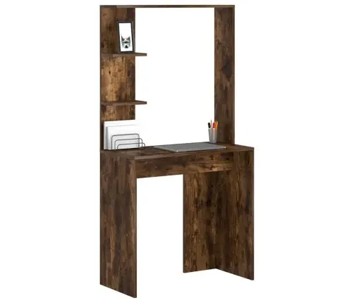 Stalas Dūminio Ąžuolo 78.5 X 37 X 154.5 Cm Apdirbta Mediena