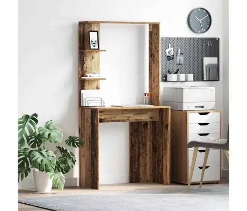 Stalas Senovinis Medis 78,5 X 37 X 154,5 Cm Apdirbta Mediena