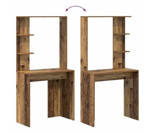 Stalas Senovinis Medis 78,5 X 37 X 154,5 Cm Apdirbta Mediena