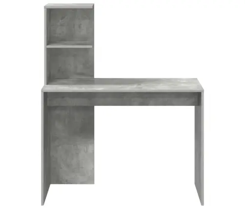 Stalas Betono Pilka 102 X 50 X 124 Cm Apdirbta Mediena