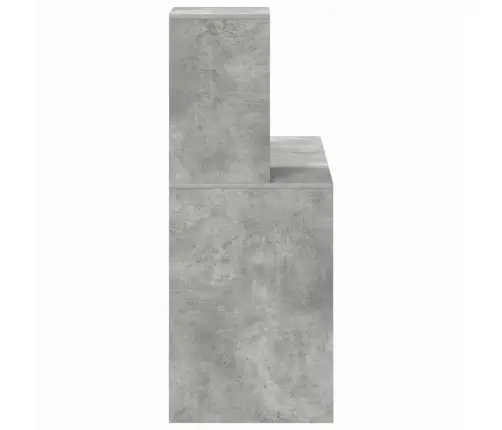 Stalas Betono Pilka 102 X 50 X 124 Cm Apdirbta Mediena