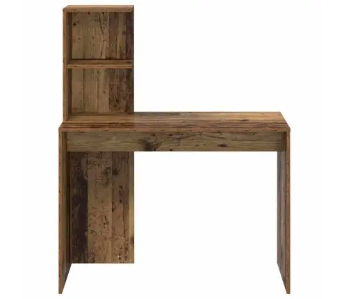 Laud Riiuliga Vana Puit 102 X 50 X 124 Cm Tehispuit