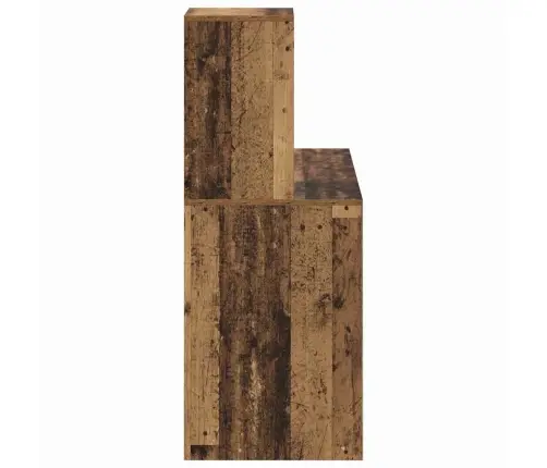 Laud Riiuliga Vana Puit 102 X 50 X 124 Cm Tehispuit