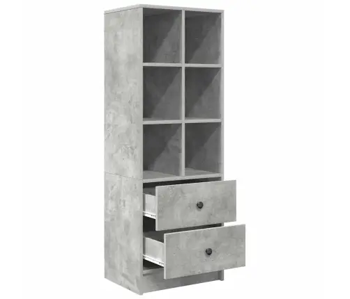 Betona Pelēkās Plauktu Vienība Betona Pelēka Betons Vidējs Vidaxl