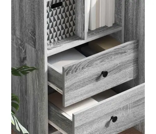 Pelēks Plauktu Vienība Pelēks Sonoma Skaidu Plātne Vidējs Vidaxl