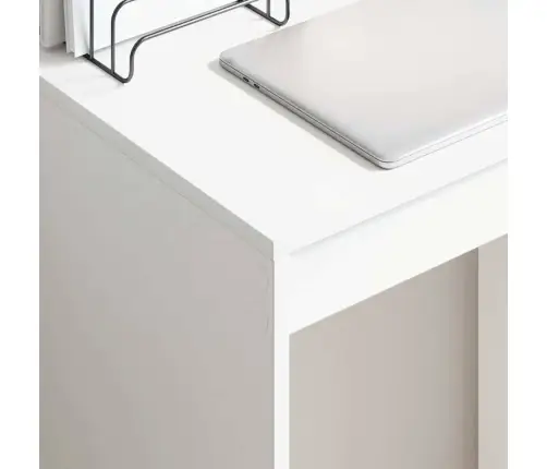 Galds Balts 60 X 40 X 76 Cm Inženierijas Koks Vidaxl