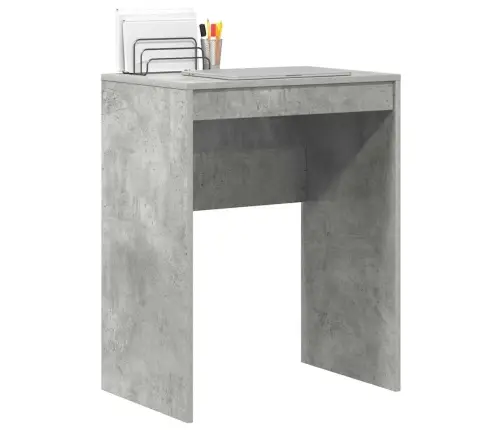 Rakstāmgalds Betona Pelēks Skaidu Plātne 60 X 40 X 76 Cm Vidaxl