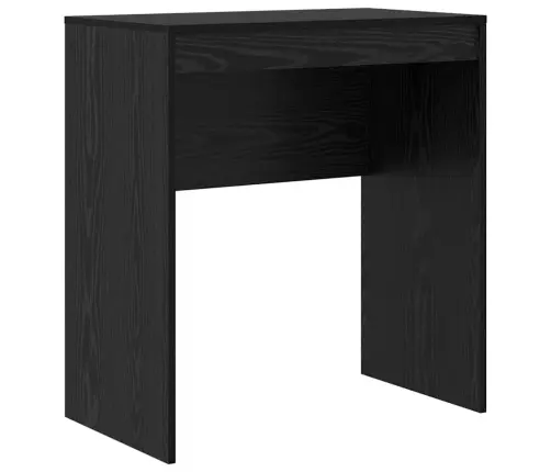 Rakstāmgalds Melns Ozols Inženierijas Koks 70 X 40 X 76 Cm Vidaxl