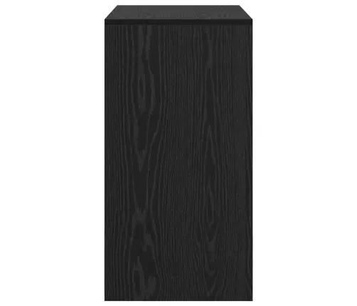 Rakstāmgalds Melns Ozols Inženierijas Koks 70 X 40 X 76 Cm Vidaxl