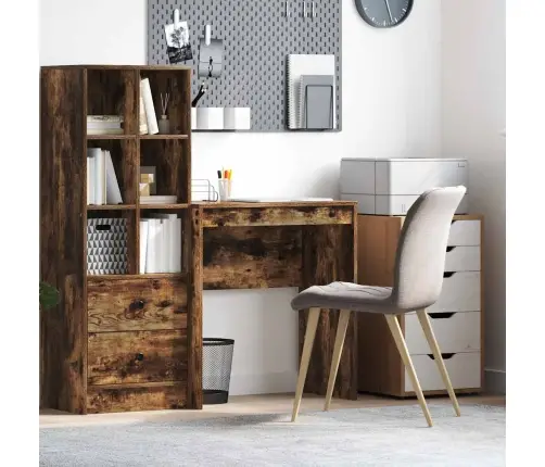 Laud Suitsutatud Tamm 70 X 40 X 76 Cm Tehispuit