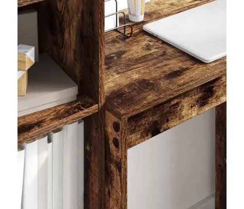 Laud Suitsutatud Tamm 70 X 40 X 76 Cm Tehispuit