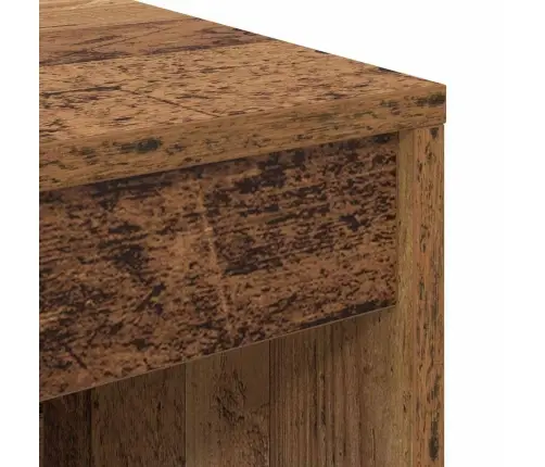 Rustikālais Rakstāmgalds Vecs Koks Skaidu Plātne Mazs Uzglabāšana Vidaxl