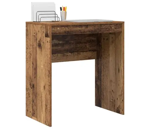Rustikālais Rakstāmgalds Vecs Koks Skaidu Plātne Mazs Uzglabāšana Vidaxl