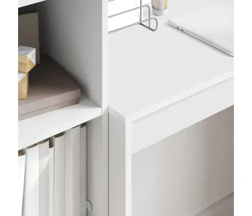 Rakstāmgalds Balts Mdf 80 X 40 X 76 Cm Vienkāršs Rakstāmgalds Vidaxl