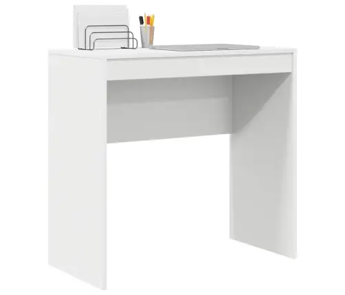 Rakstāmgalds Balts Mdf 80 X 40 X 76 Cm Vienkāršs Rakstāmgalds Vidaxl