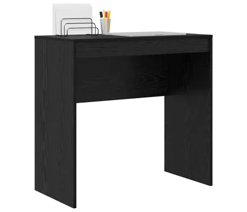 Stalas Kita Juoda Ąžuolo 80 X 40 X 76 Cm Apdirbta Mediena