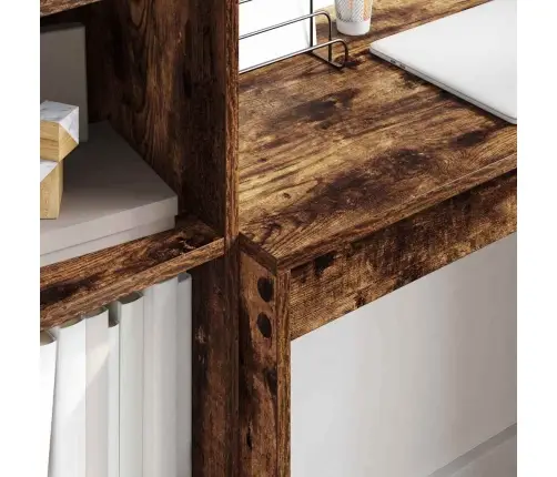 Laud Suitsutatud Tamm 80 X 40 X 76 Cm Tehispuit