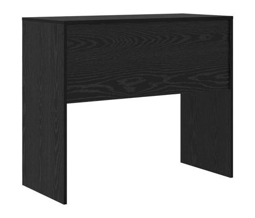 Rakstāmgalds Melns Ozols Inženierijas Koks 90 X 40 X 76 Cm Vidaxl