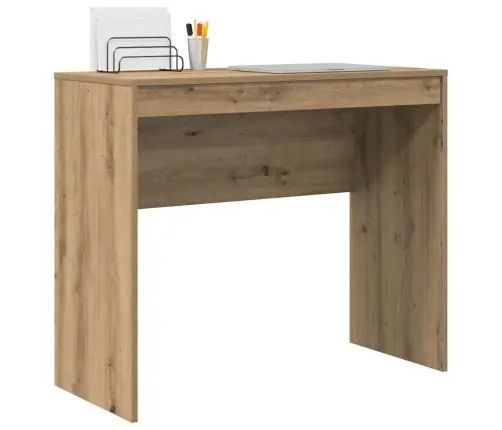 Rakstāmgalds Amatnieka Ozols Skaidu Plātne Vidējs Izturīgs Vidaxl Rakstāmgalds Amatnieka Ozols Skaidu Plātne Vidējs Izturīgs Vidaxl