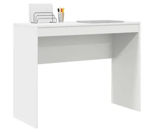 Stalas Kita Balta 100 X 40 X 76 Cm Apdirbta Mediena