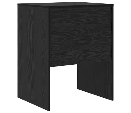 Rakstāmgalds Melns Ozols Inženierijas Koks 60 X 50 X 76 Cm Vidaxl