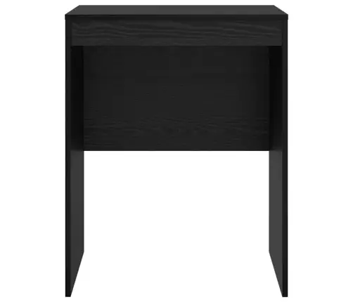 Rakstāmgalds Melns Ozols Inženierijas Koks 60 X 50 X 76 Cm Vidaxl