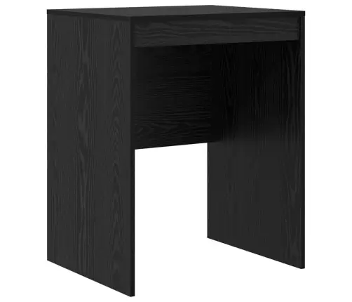 Rakstāmgalds Melns Ozols Inženierijas Koks 60 X 50 X 76 Cm Vidaxl