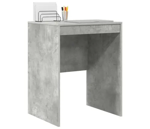 Stalas Betono Pilka 60 X 50 X 76 Cm Apdirbta Mediena