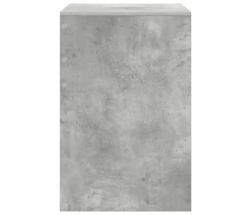 Stalas Betono Pilka 60 X 50 X 76 Cm Apdirbta Mediena