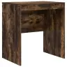 Stalas Dūminio Ąžuolo 70 X 50 X 76 Cm Apdirbta Mediena