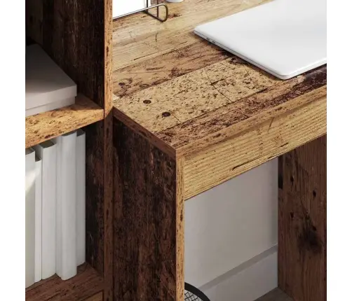 Rakstīšanas Galds Vecs Koks Mdf 70 X 50 X 76 Cm Vienkāršs Vidaxl
