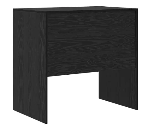 Galds Melnā Ozolā 80X50X76 Cm Inženierijas Koks Vidaxl
