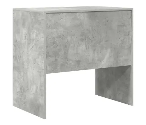 Galds Betona Pelēks 80X50X76 Cm Inženieru Koks Vidaxl