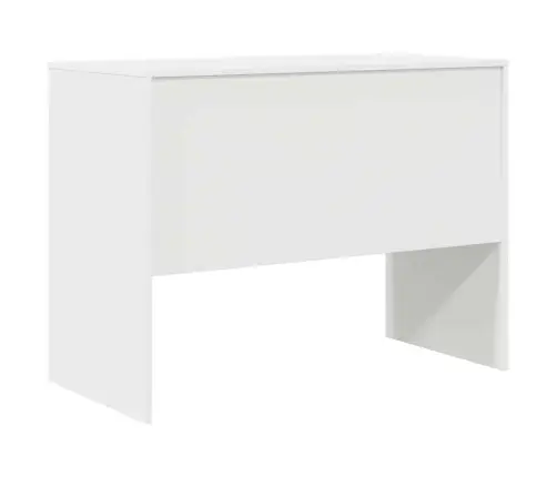 Stalas Kita Balta 100 X 50 X 76 Cm Apdirbta Mediena