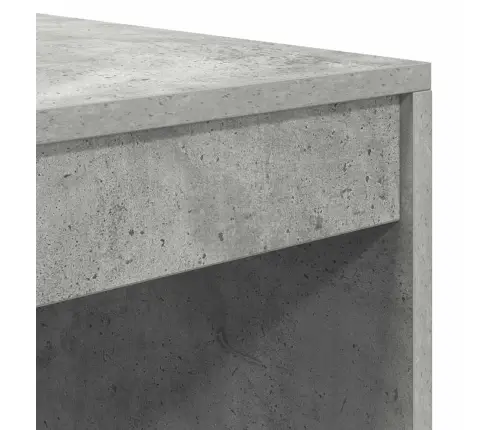 Galds Betona Pelēka 100 X 50 X 76 Cm Inženierijas Koks Vidaxl