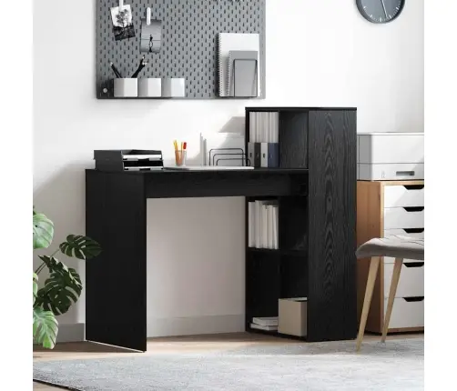 Stalas Juoda Ąžuolo 108 X 55 X 103,5 Cm Apdirbta Mediena