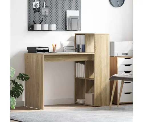 Laua Riiuliga Sonoma Tamm 108 X 55 X 103.5 Cm Tehispuit Laua Riiuliga Sonoma Tamm 108 X 55 X 103.5 Cm Tehispuit