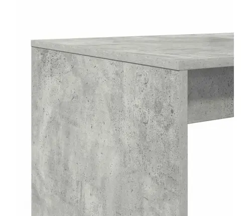 Rakstīšanas Galds Betona Pelēks Inženierijas Koks Ar Betona Apdari Vidaxl