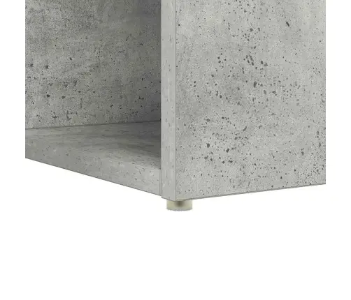 Rakstīšanas Galds Betona Pelēks Inženierijas Koks Ar Betona Apdari Vidaxl