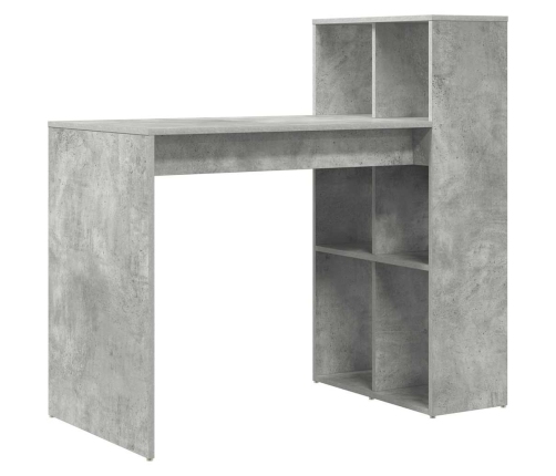 Stalas Betono Pilka 108 X 55 X 103,5 Cm Apdirbta Mediena