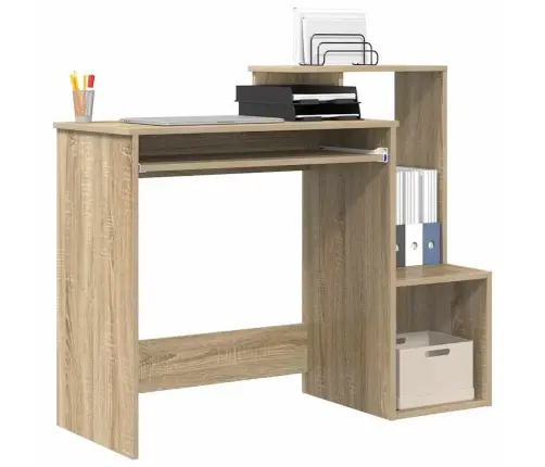 Puldilaud Riiuliga Sonoma Tamm 106 X 40 X 88.5 Cm Tehispuit