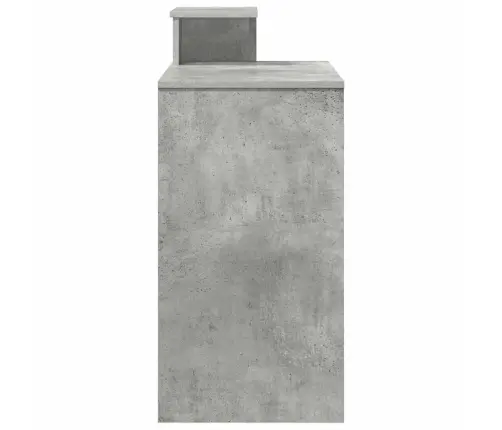 Stalas Betono Pilka 106 X 40 X 88.5 Cm Apdirbta Mediena