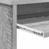 Stalas Pilkas Sonoma 106 X 40 X 88.5 Cm Apdirbta Mediena