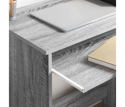 Stalas Pilkas Sonoma 106 X 40 X 88.5 Cm Apdirbta Mediena