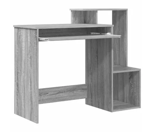Stalas Pilkas Sonoma 106 X 40 X 88.5 Cm Apdirbta Mediena