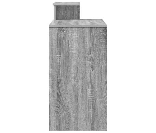 Stalas Pilkas Sonoma 106 X 40 X 88.5 Cm Apdirbta Mediena