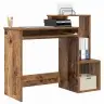 Puldilaud Riiuliga Vana Puit 106 X 40 X 88.5 Cm Tehispuit