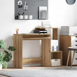 Galds Artisānā Ozols 106 X 40 X 88.5 Cm Inženierijas Koks Vidaxl