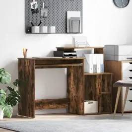 Laud Koos Hoiuruumiga Suitsutatud Tamm 120.5 X 44 X 88.5 Cm