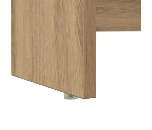 Galds Ar Uzglabāšanu Amatnieka Ozols 120.5X44X88.5 Cm Inženierijas Koks Vidaxl